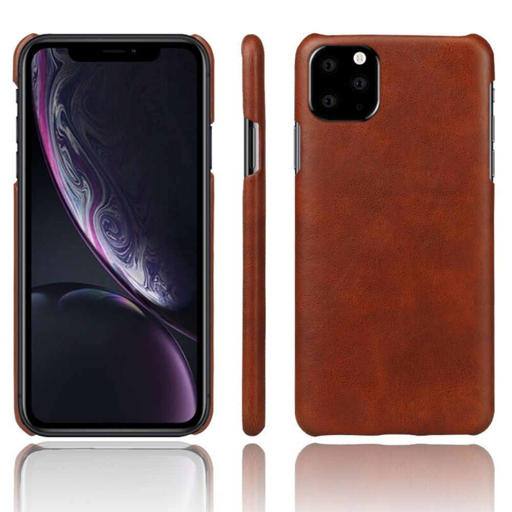 Hoesje voor iPhone 11 Pro Max Leerstijl