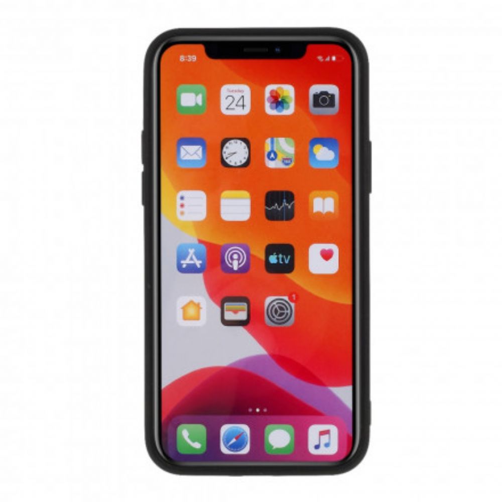 Hoesje voor iPhone 11 Pro Max Matte Stijve Siliconen