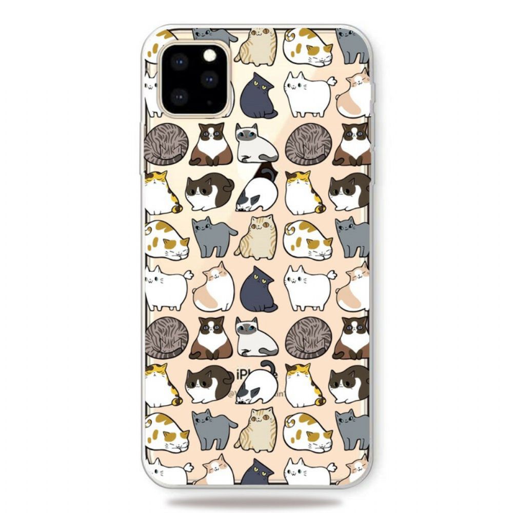 Hoesje voor iPhone 11 Pro Max Pro Top Katten