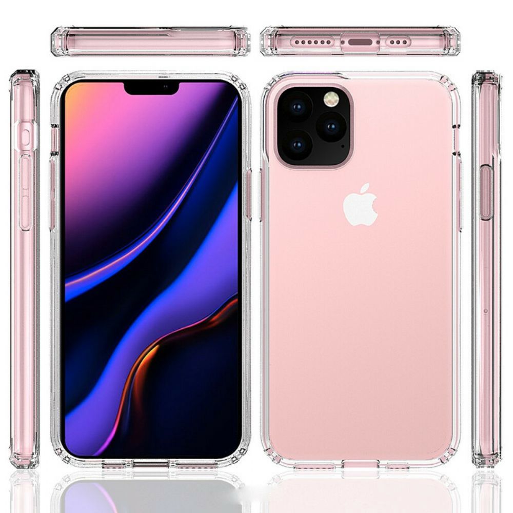 Hoesje voor iPhone 11 Pro Max Transparant Hybride Ontwerp