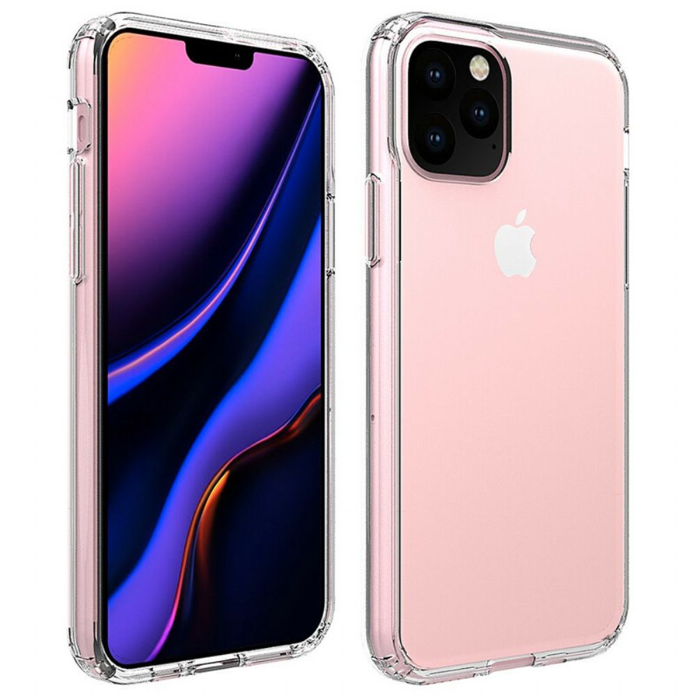 Hoesje voor iPhone 11 Pro Max Transparant Hybride Ontwerp