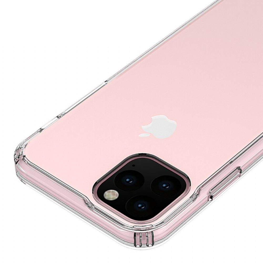 Hoesje voor iPhone 11 Pro Max Transparant Hybride Ontwerp