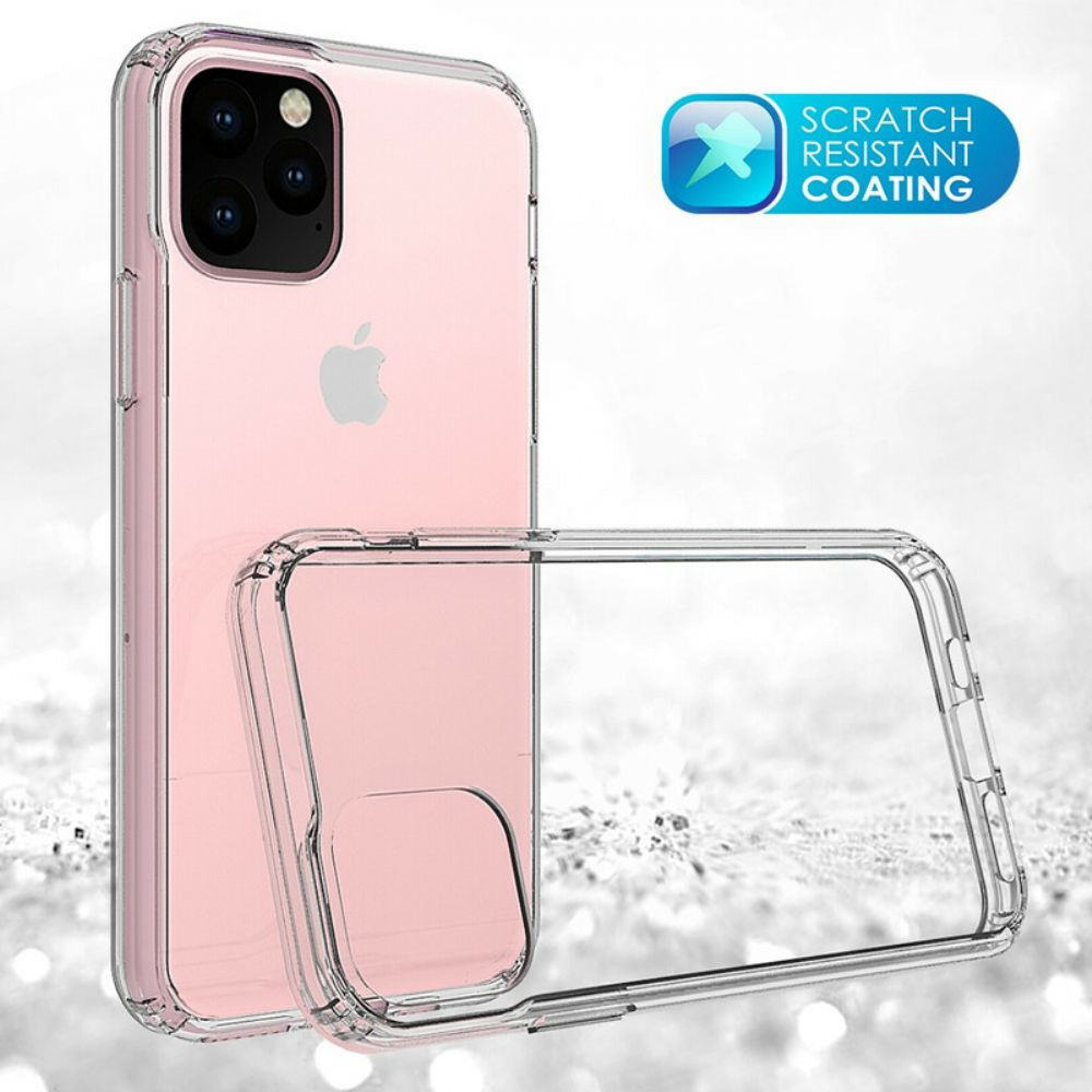 Hoesje voor iPhone 11 Pro Max Transparant Hybride Ontwerp