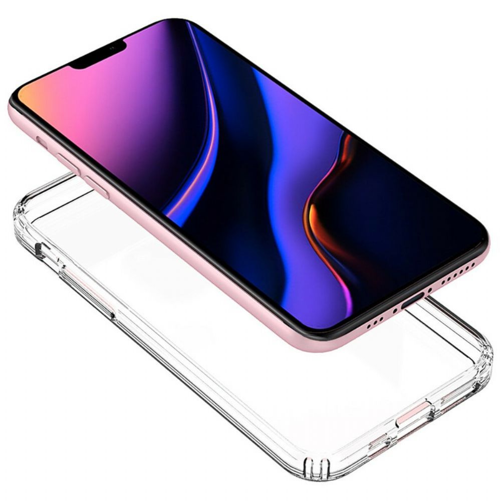 Hoesje voor iPhone 11 Pro Max Transparant Hybride Ontwerp