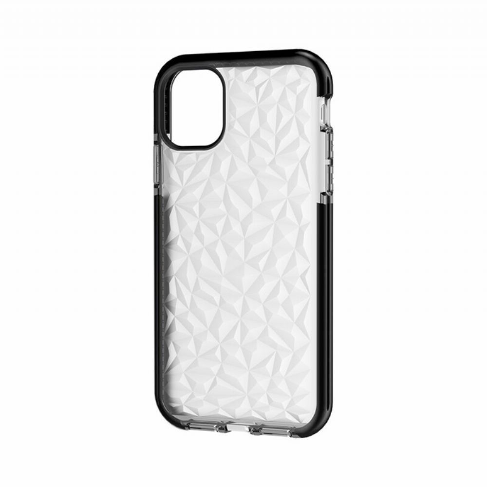 Hoesje voor iPhone 11 Pro Max Transparante Diamanttextuur