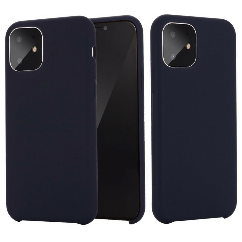 Hoesje voor iPhone 11 Pro Max Vloeibare Siliconen