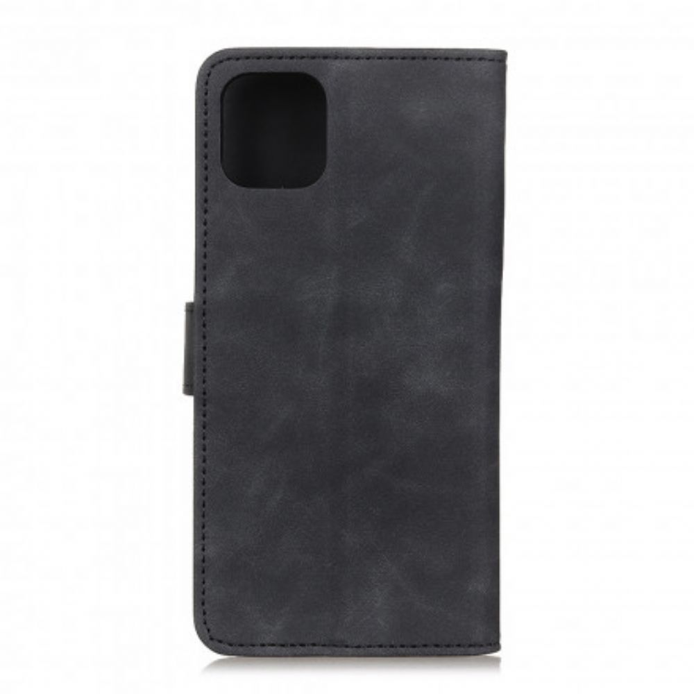 Leren Hoesje voor iPhone 11 Pro Max Vintage Leereffect Khazneh