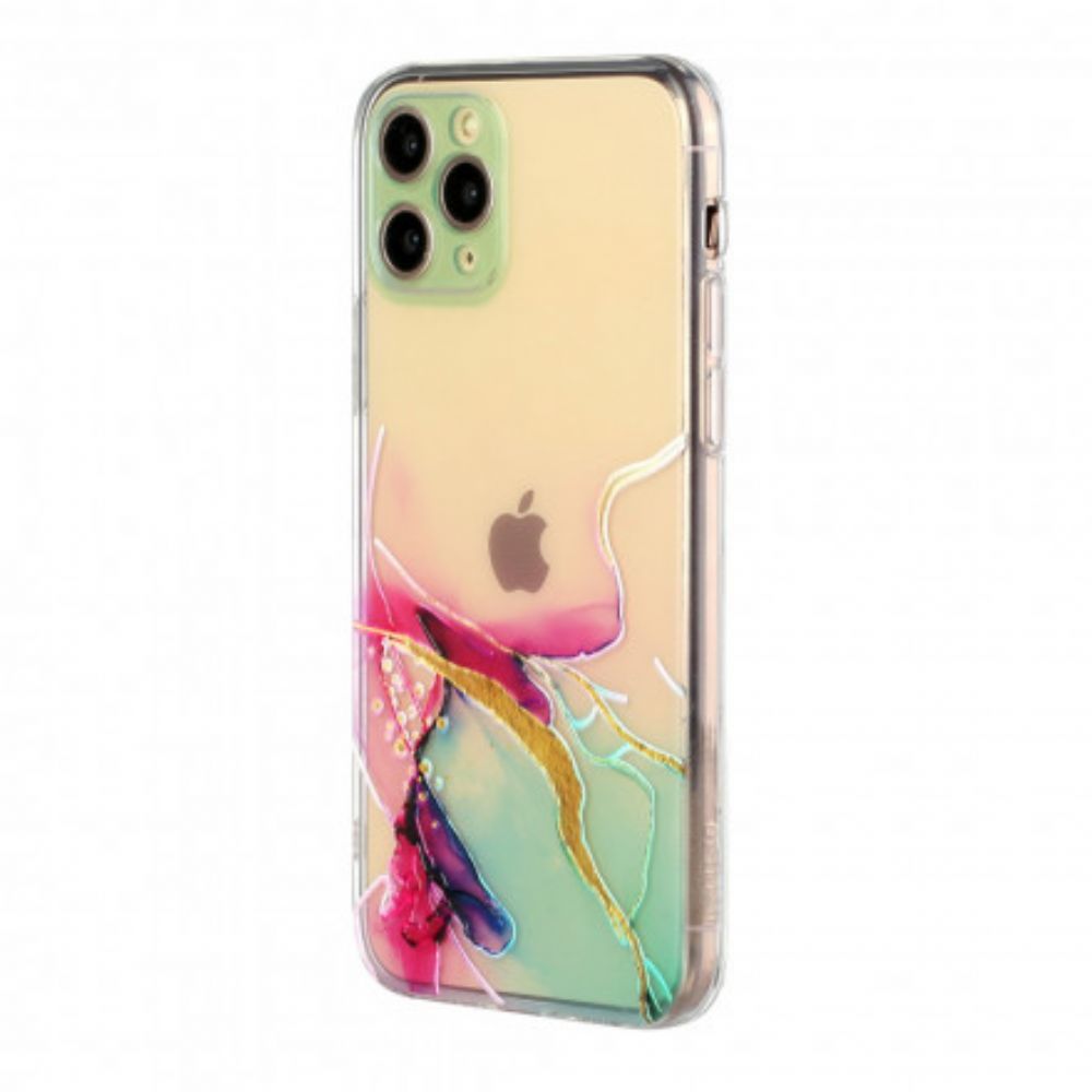 Telefoonhoesje voor iPhone 11 Pro Max Artistieke Flexibele Siliconen