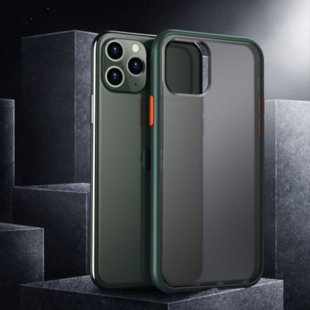 Telefoonhoesje voor iPhone 11 Pro Max Hybride Gekleurde Knoppen