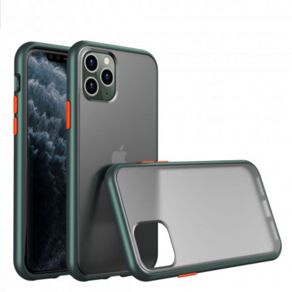 Telefoonhoesje voor iPhone 11 Pro Max Hybride Gekleurde Knoppen