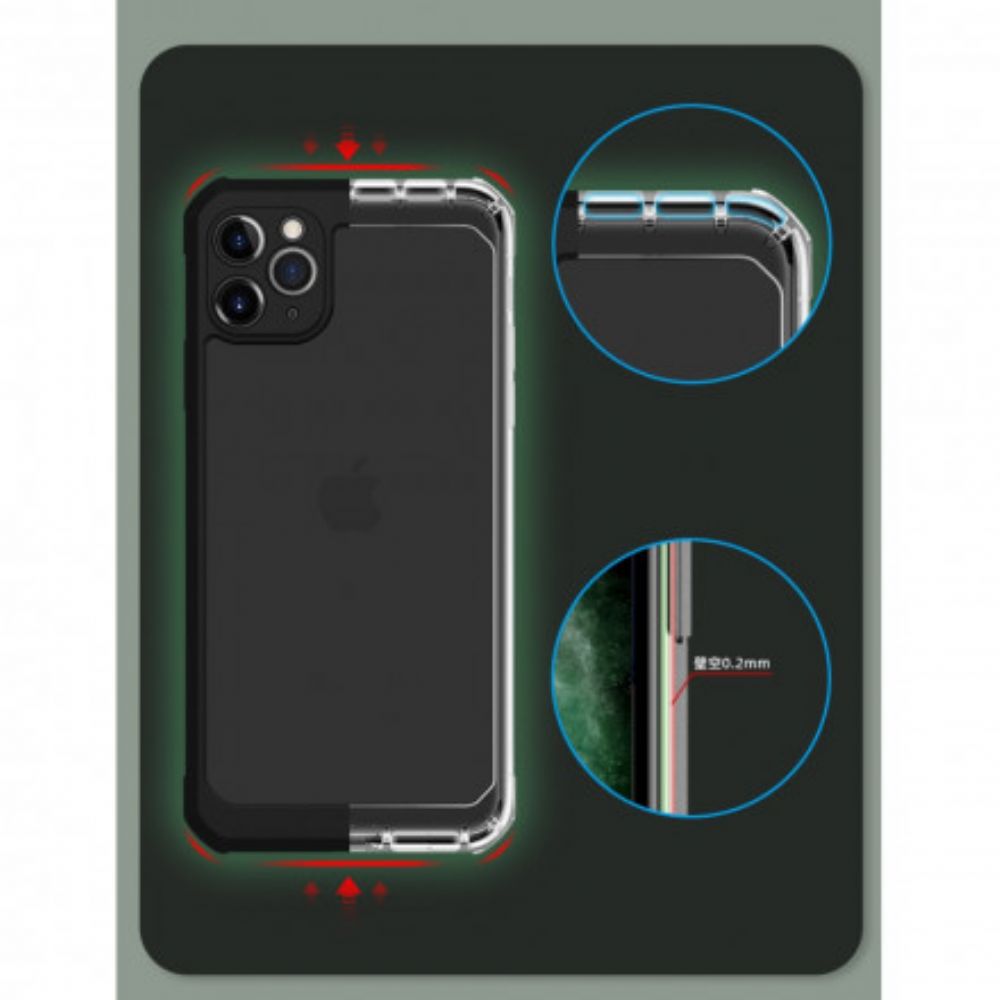 Telefoonhoesje voor iPhone 11 Pro Max Transparante Hybride X-level