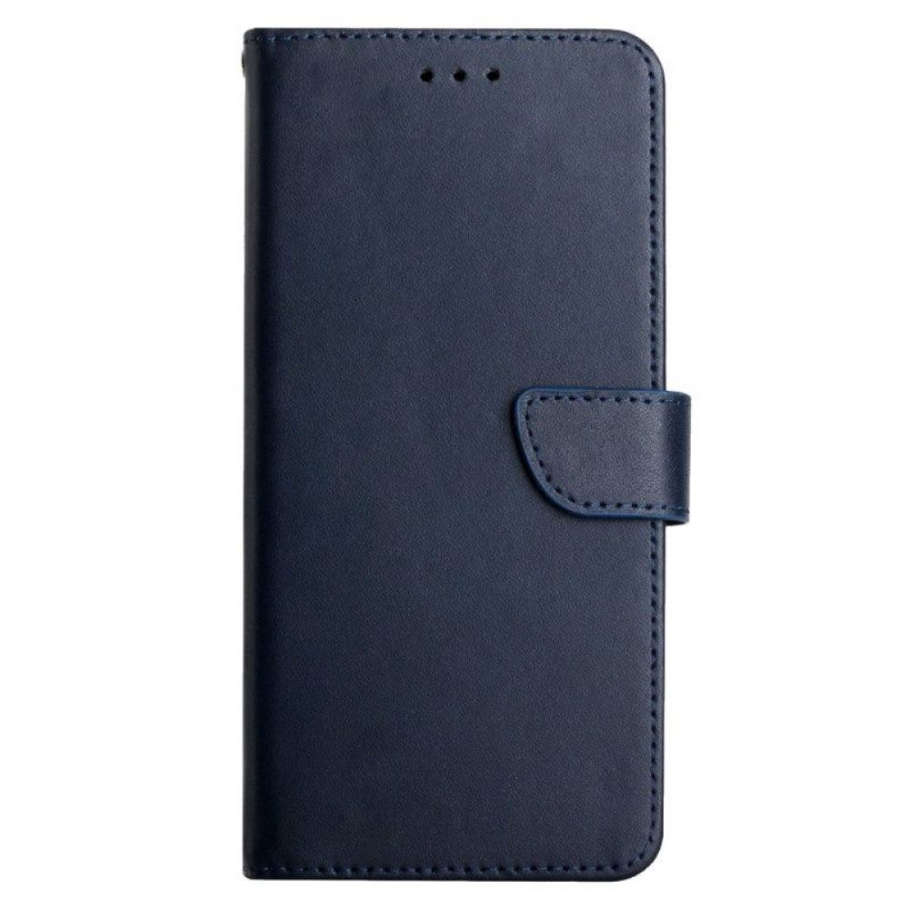 Flip Case voor Xiaomi Redmi Note 12 5G Echt Nappaleer