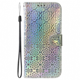 Folio-hoesje voor Xiaomi Redmi Note 12 5G Disco-stijl