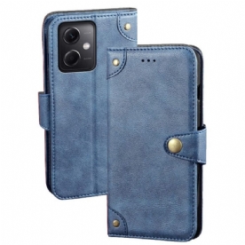 Folio-hoesje voor Xiaomi Redmi Note 12 5G Magnetische Knop