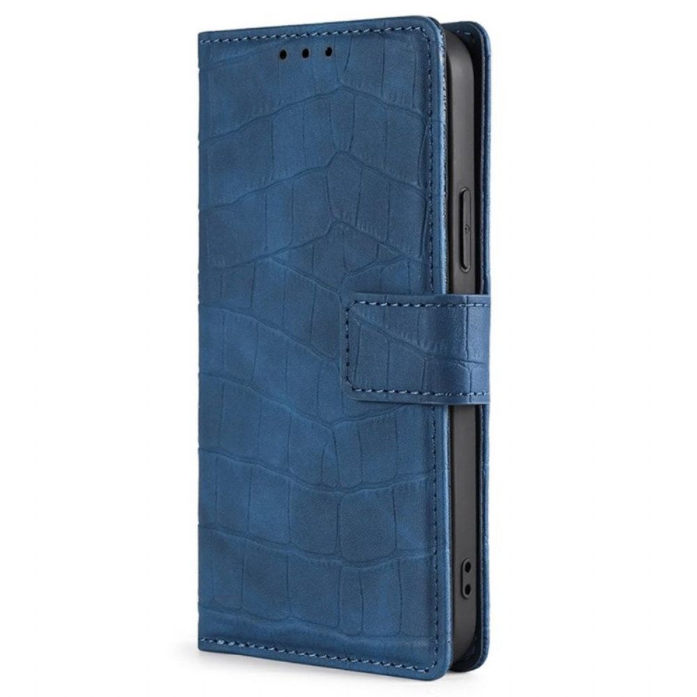 Leren Hoesje voor Xiaomi Redmi Note 12 5G Krokodil