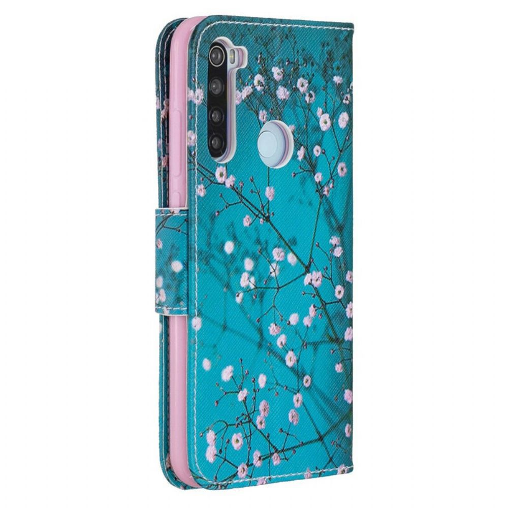 Flip Case voor Xiaomi Redmi Note 8 Bloeiende Boom