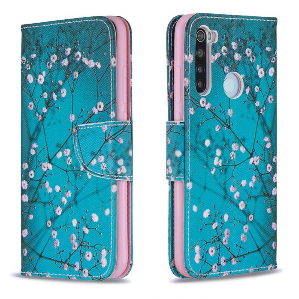 Flip Case voor Xiaomi Redmi Note 8 Bloeiende Boom