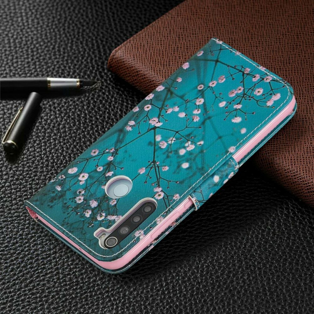 Flip Case voor Xiaomi Redmi Note 8 Bloeiende Boom