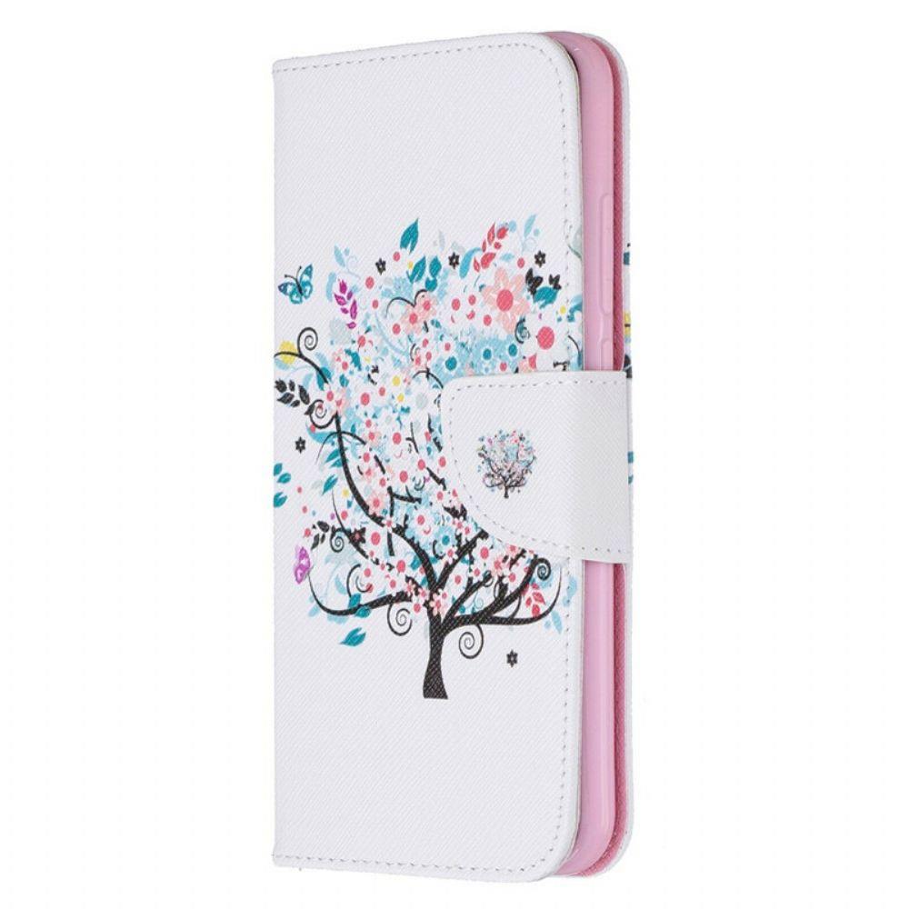 Flip Case voor Xiaomi Redmi Note 8 Bloemrijke Boom