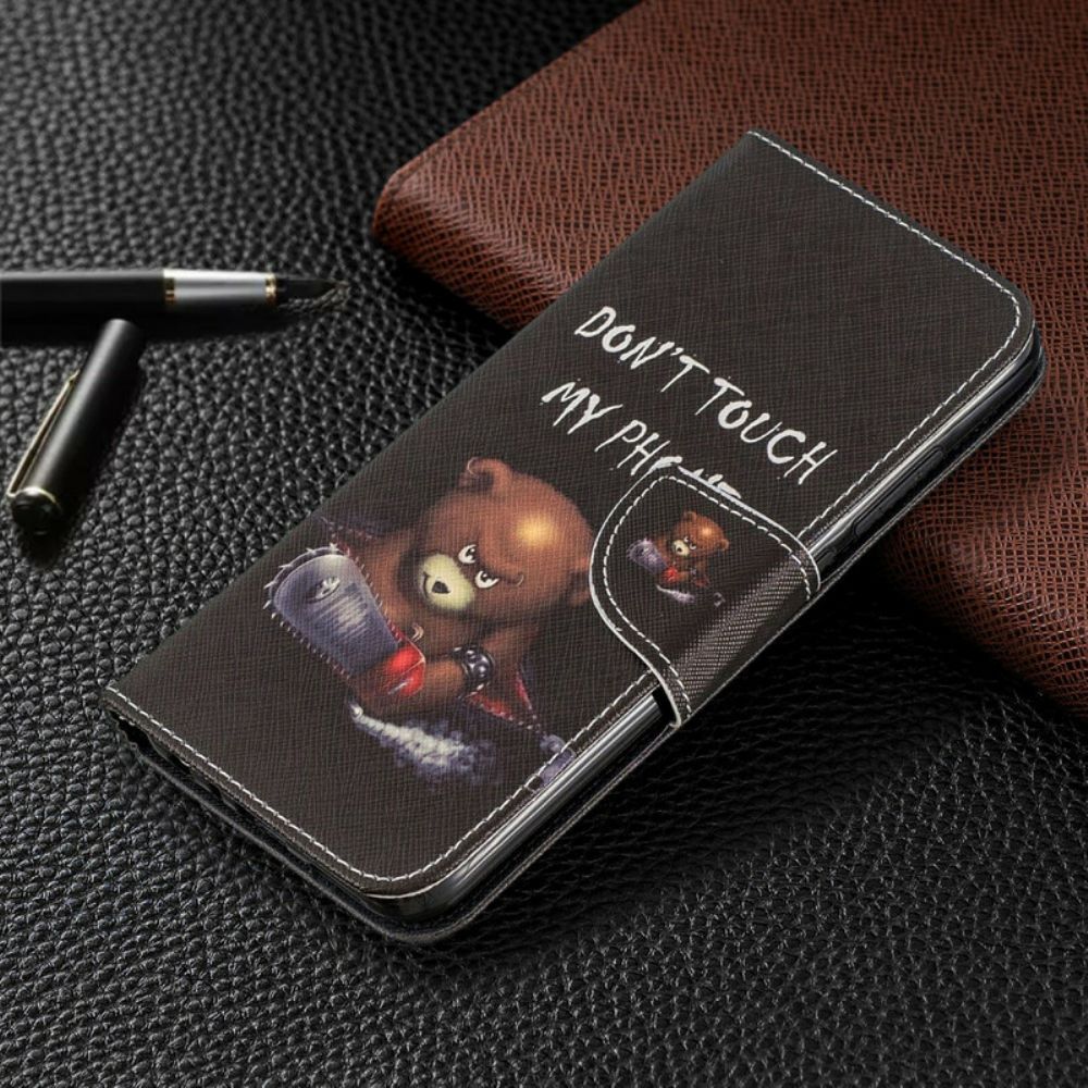 Flip Case voor Xiaomi Redmi Note 8 Gevaarlijke Beer