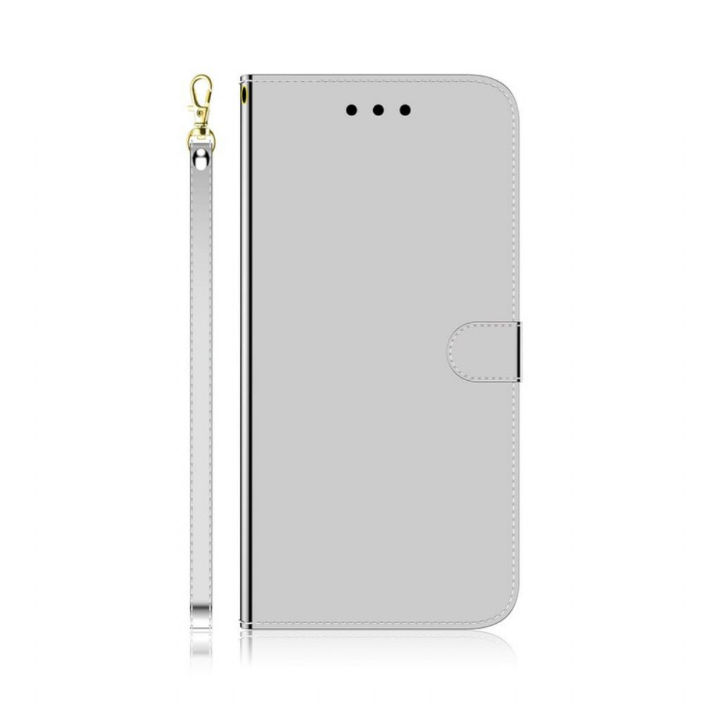 Flip Case voor Xiaomi Redmi Note 8 Spiegelkap Van Kunstleer