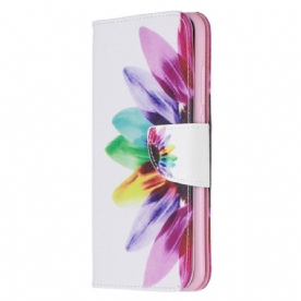 Folio-hoesje voor Xiaomi Redmi Note 8 Aquarel Bloem