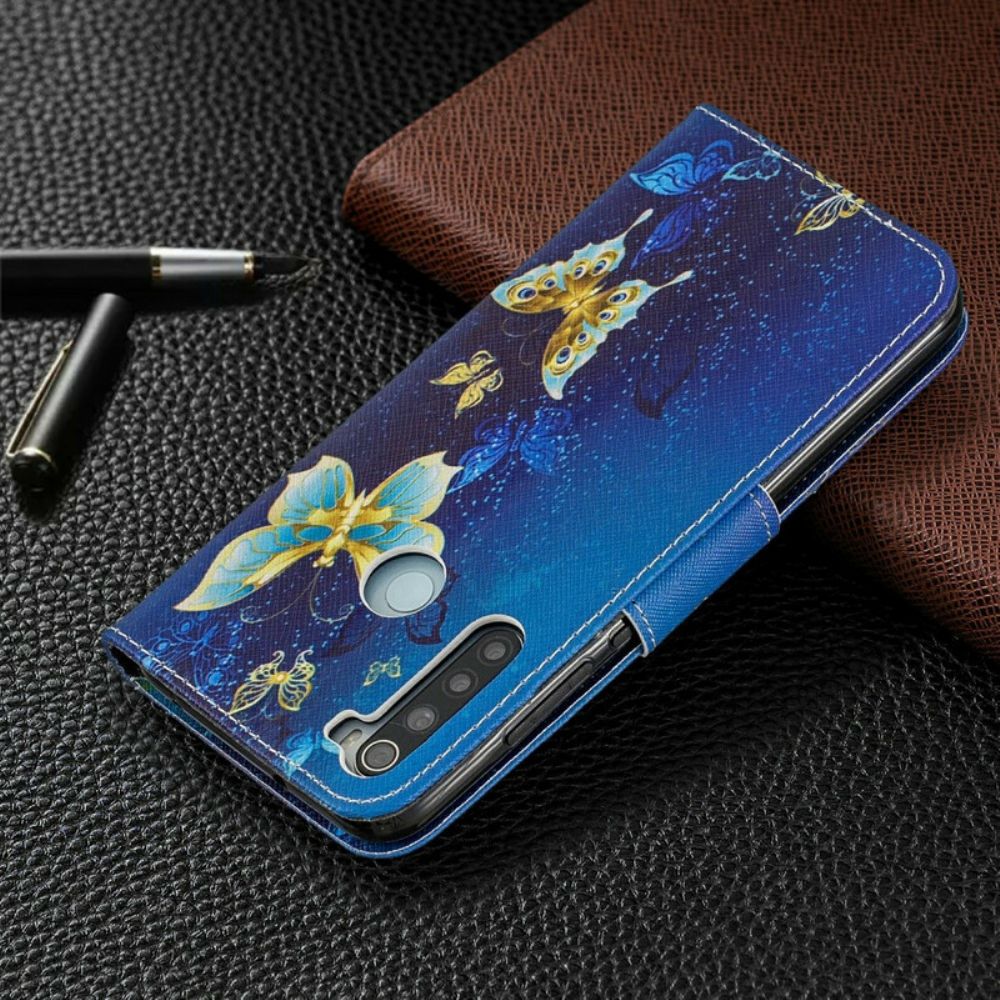 Folio-hoesje voor Xiaomi Redmi Note 8 Ongelooflijke Vlinders