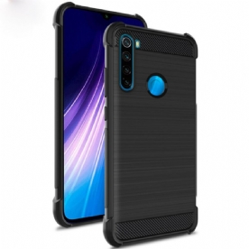 Hoesje voor Xiaomi Redmi Note 8 Imak Geborstelde Koolstofvezel