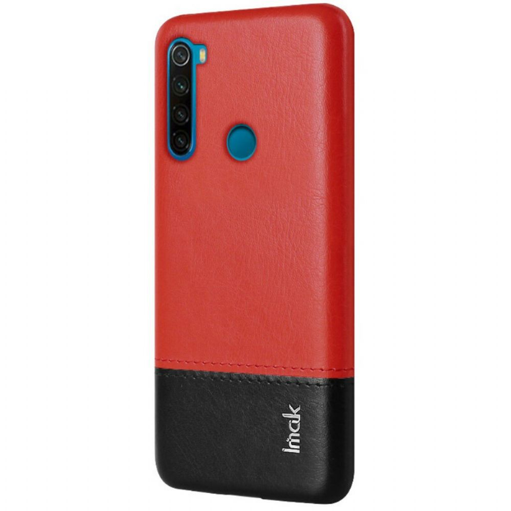 Hoesje voor Xiaomi Redmi Note 8 Imak Ruiyi-serie Leereffect