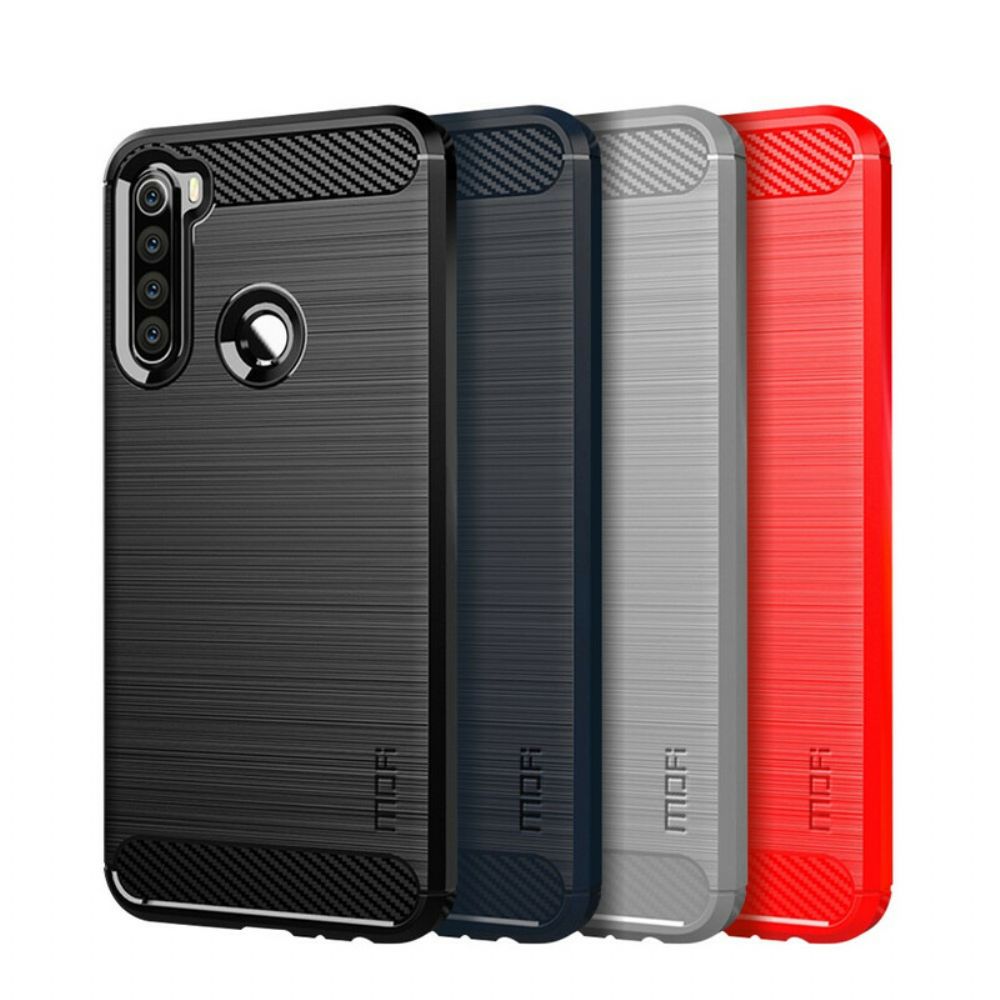 Hoesje voor Xiaomi Redmi Note 8 Mofi Geborstelde Koolstofvezel