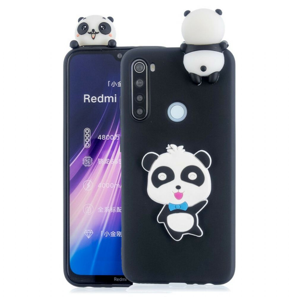 Telefoonhoesje voor Xiaomi Redmi Note 8 3d Mijn Panda