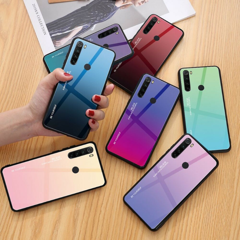 Telefoonhoesje voor Xiaomi Redmi Note 8 Gegalvaniseerde Kleur