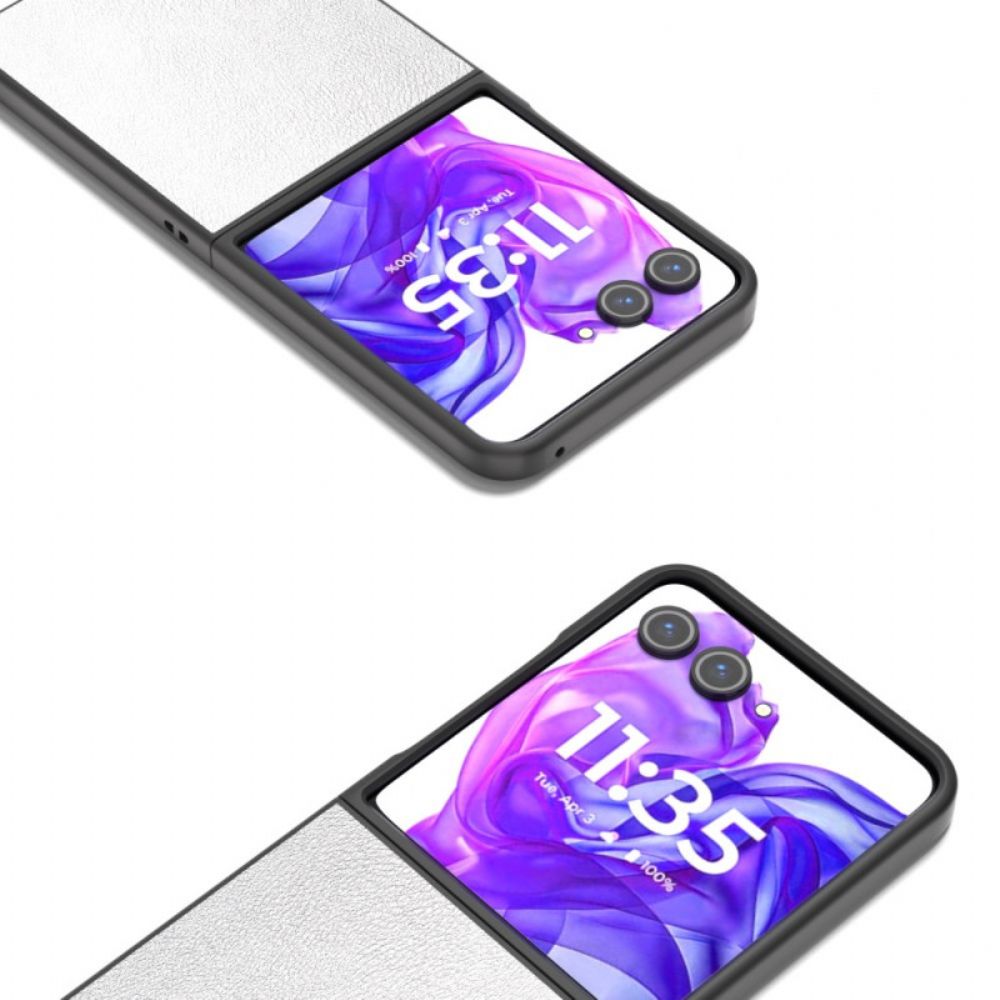 Cover Hoesje Motorola Razr 50 Ultra Telefoonhoesje Verfijnde Textuur