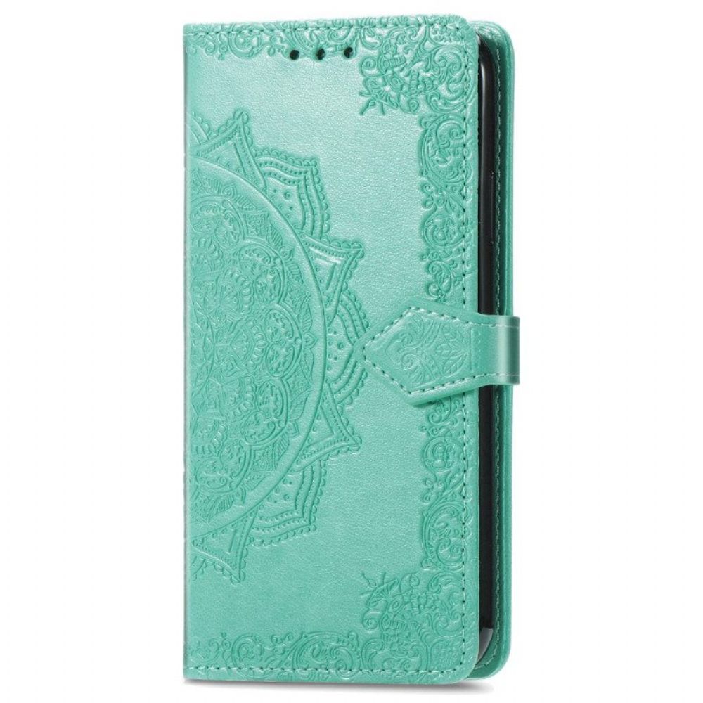 Leren Hoesje voor Moto G73 5G Mandala