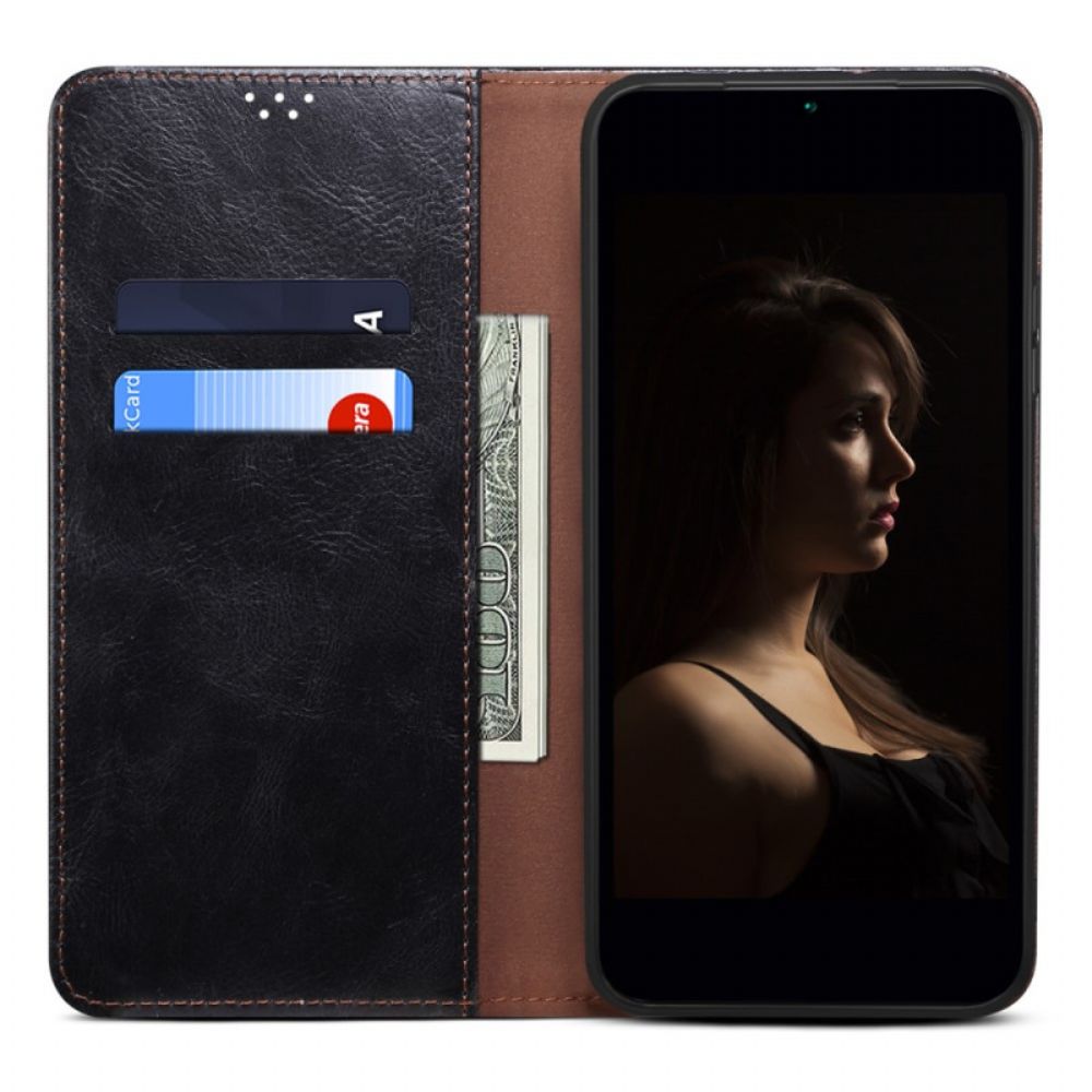 Folio-hoesje Huawei Nova 11 Pro Gewaxt Imitatieleer