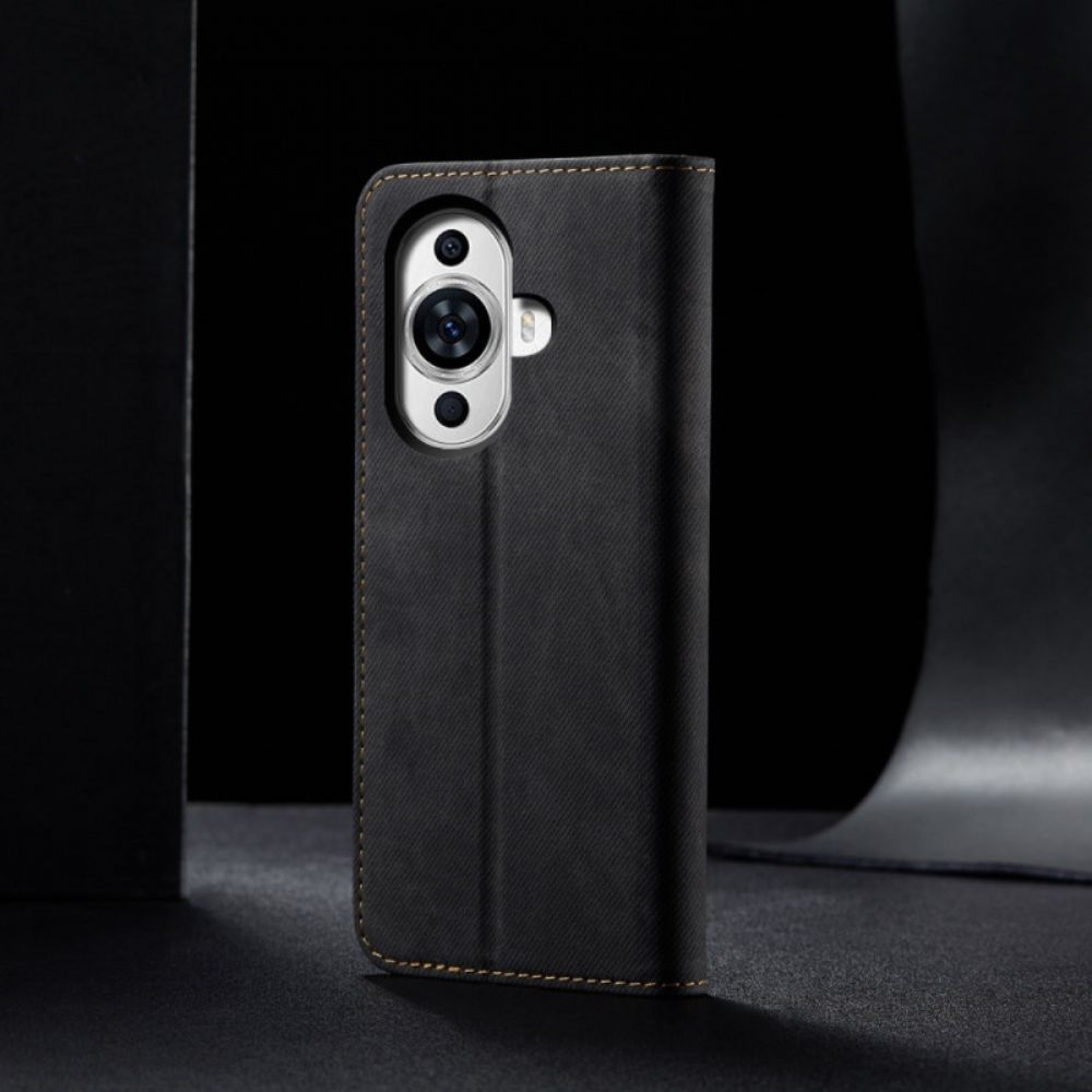 Folio-hoesje Voor Huawei Nova 11 Pro Jeansstof