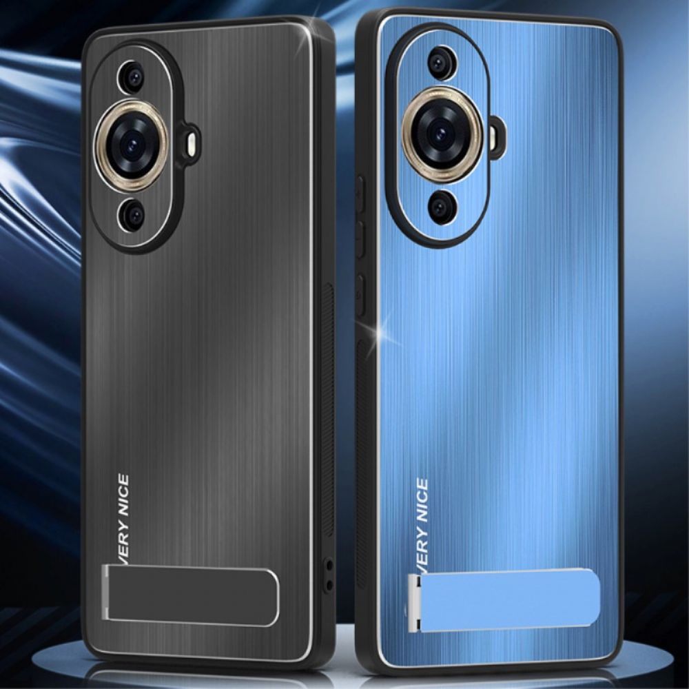 Hoesje Voor Huawei Nova 11 Pro Geborsteld Met Ondersteuning