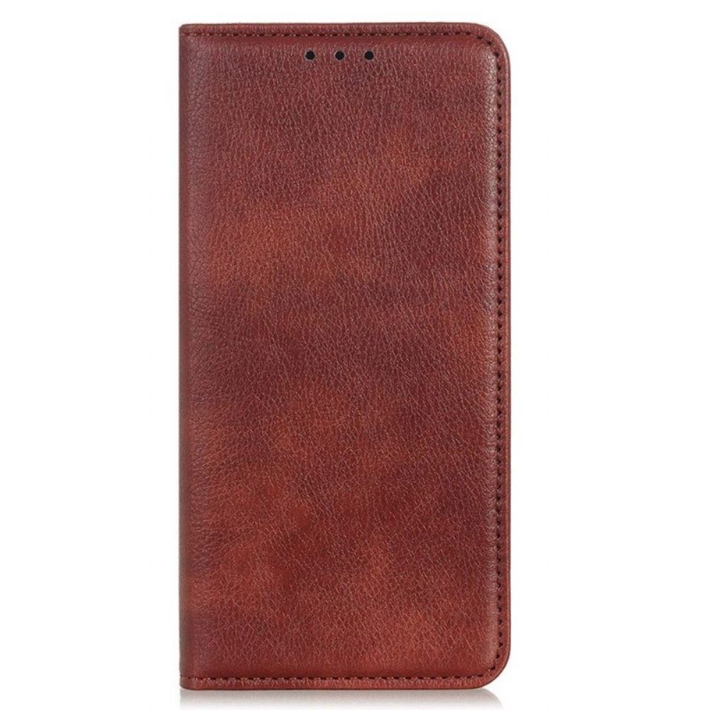 Bescherming Hoesje voor Samsung Galaxy M13 Folio-hoesje Litchi Splitleer