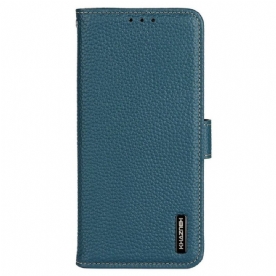 Folio-hoesje voor Samsung Galaxy M13 Khazneh Lychee Leer