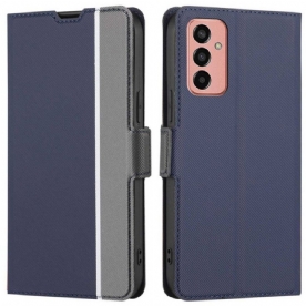 Folio-hoesje voor Samsung Galaxy M13 Ultrafijn Tweekleurig