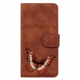 Folio-hoesje voor Samsung Galaxy M13 Vlinder