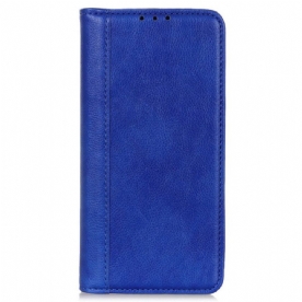 Leren Hoesje voor Samsung Galaxy M13 Litchi Splitleer