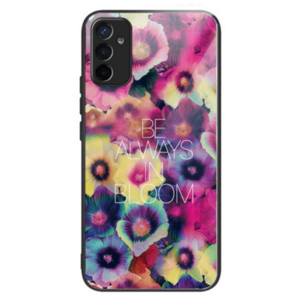 Telefoonhoesje voor Samsung Galaxy M13 Be Always In Bloom Gehard Glas