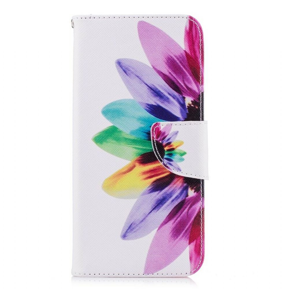 Flip Case voor Huawei P Smart Aquarel Bloem