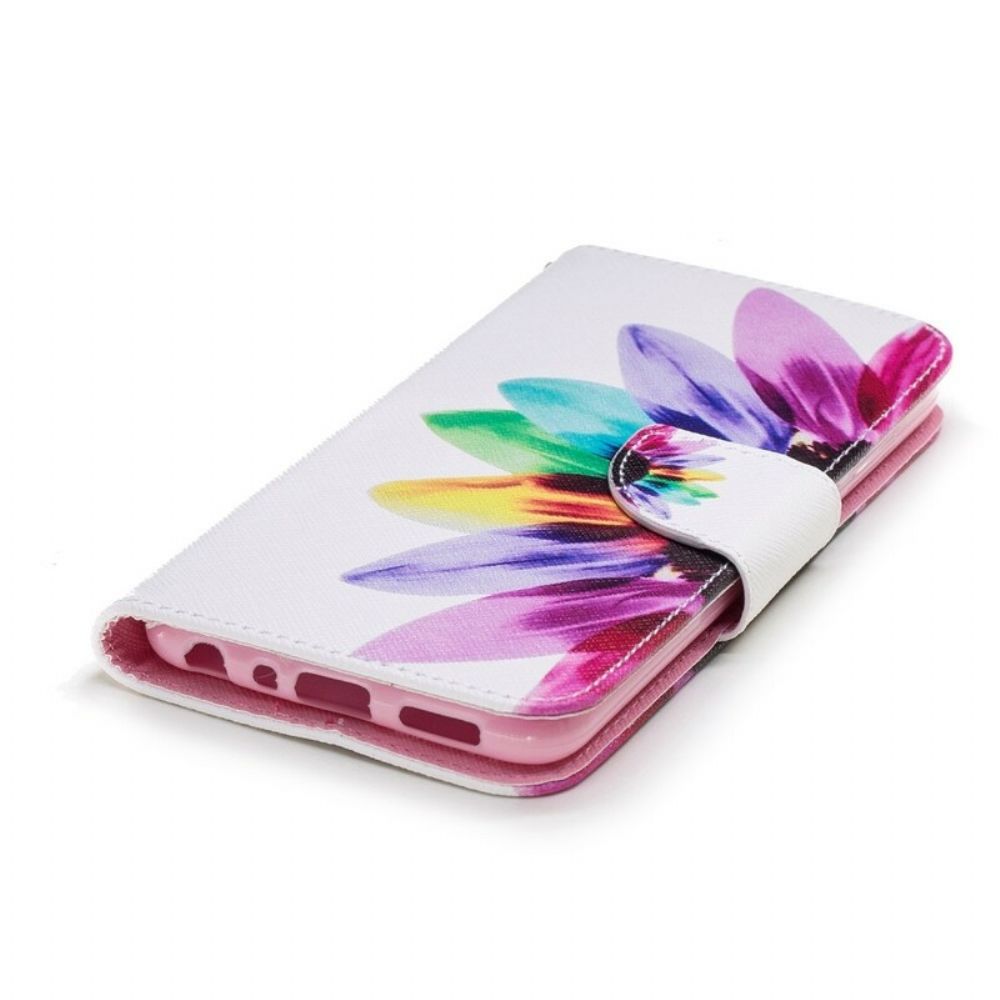 Flip Case voor Huawei P Smart Aquarel Bloem