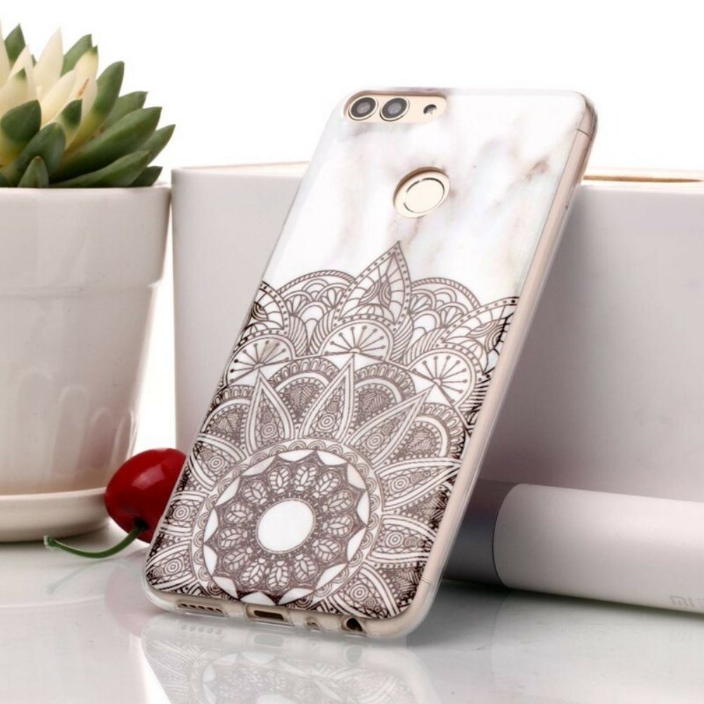 Hoesje voor Huawei P Smart Marmeren Mandala