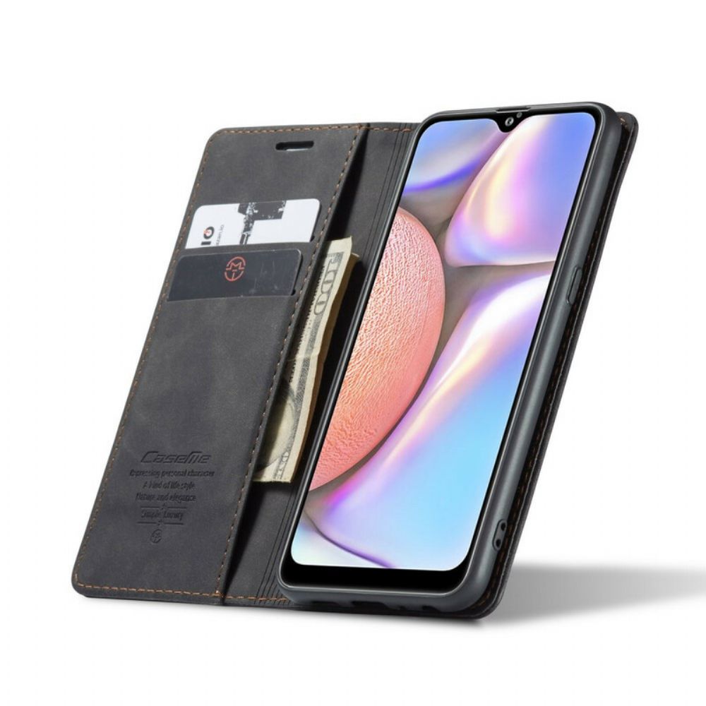 Bescherming Hoesje voor Samsung Galaxy A10s Folio-hoesje Caseme Kunstleer