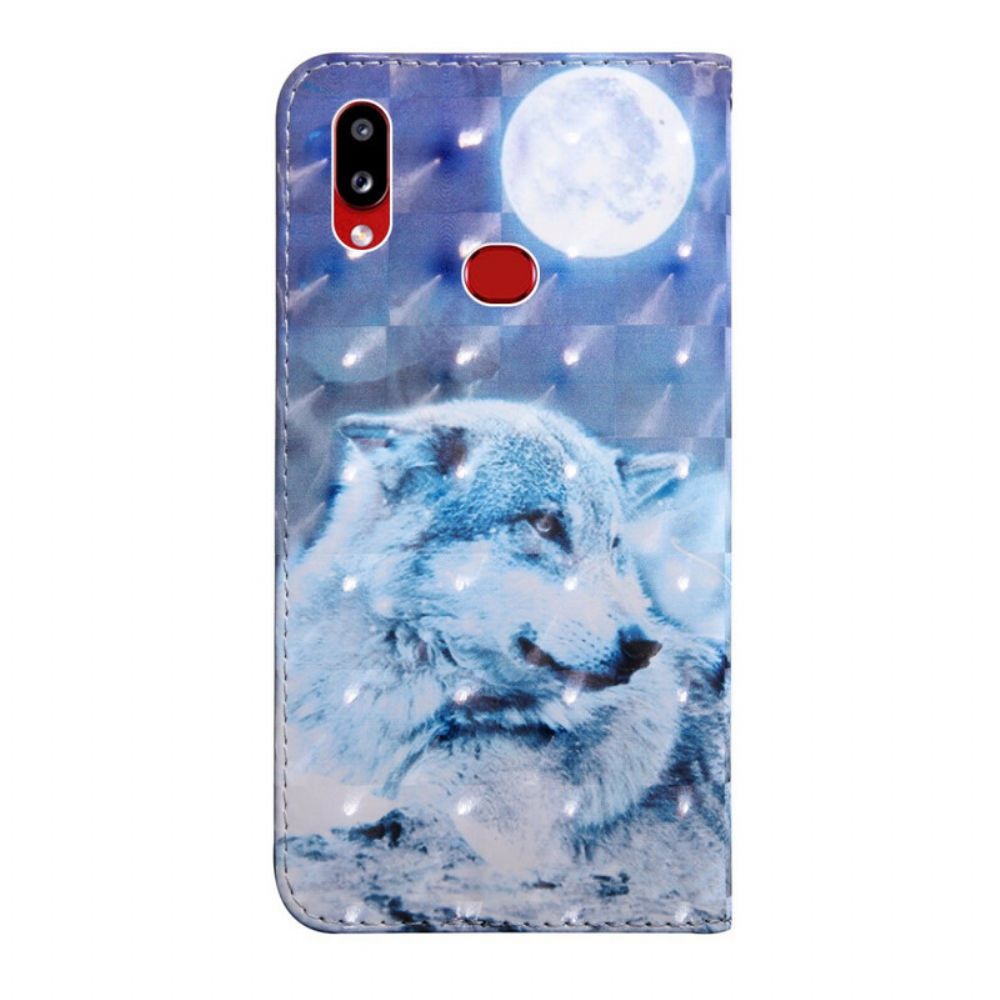 Flip Case voor Samsung Galaxy A10s Lichtvlek Hector De Wolf