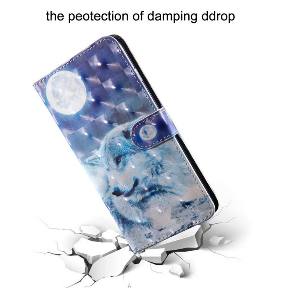 Flip Case voor Samsung Galaxy A10s Lichtvlek Hector De Wolf