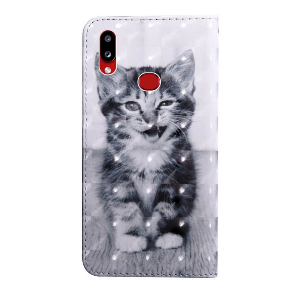 Flip Case voor Samsung Galaxy A10s Lichtvlek Ignatius De Kitten